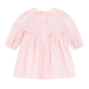 Baby Girls Pink Smocked Dress