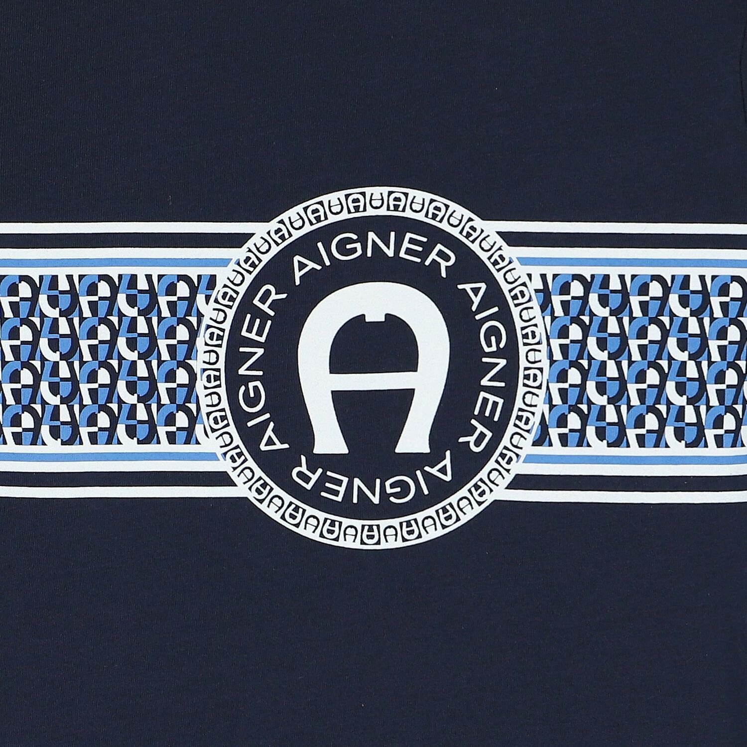 Boys Navy Blue Logo T-Shirt, 2, hi-res image number null
