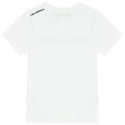 Boys White Logo T-Shirt, 2, hi-res