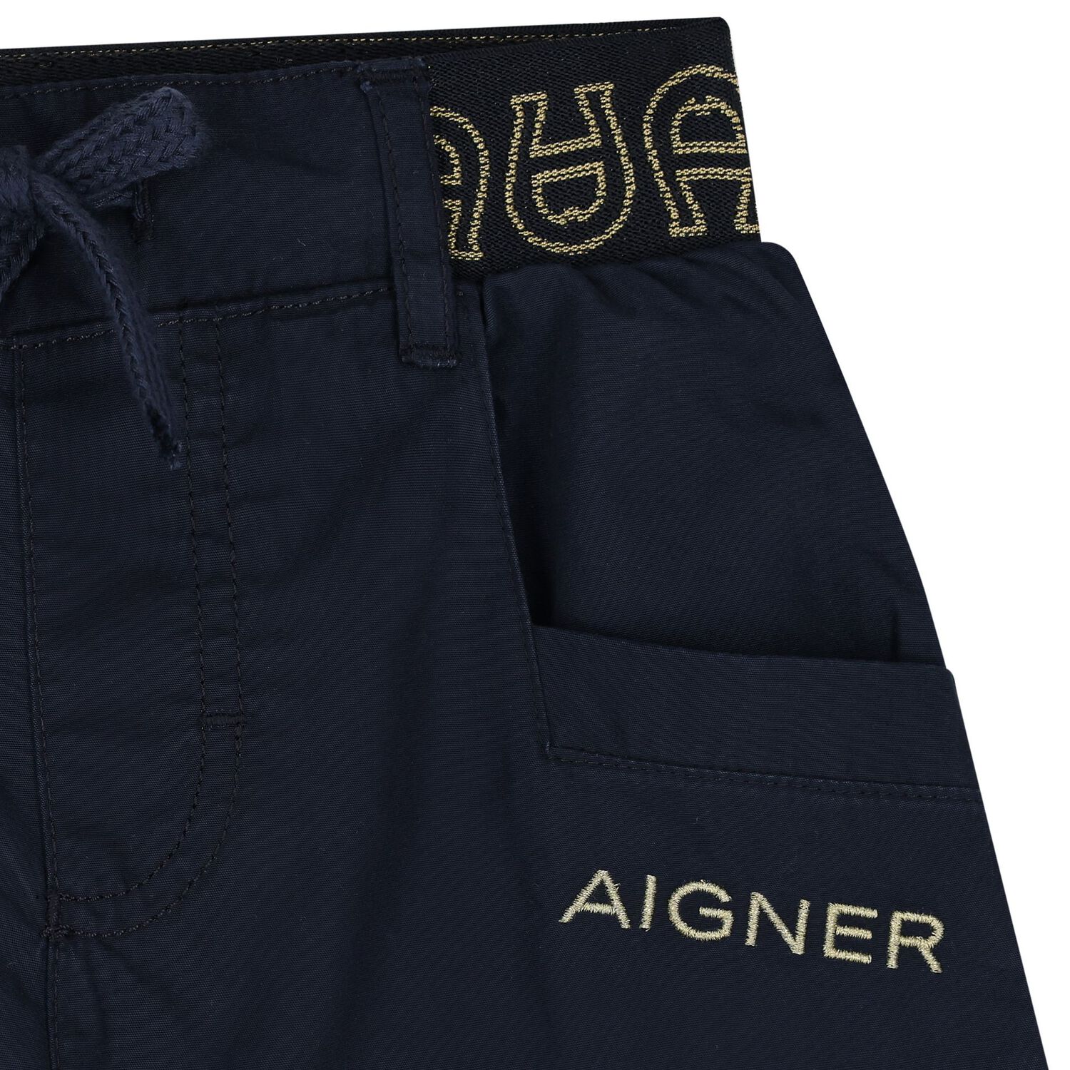 Boys Navy Blue Logo Shorts, 2, hi-res image number null