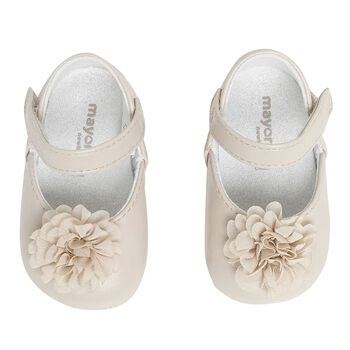 Baby Girls Ivory Pre Walker Shoes