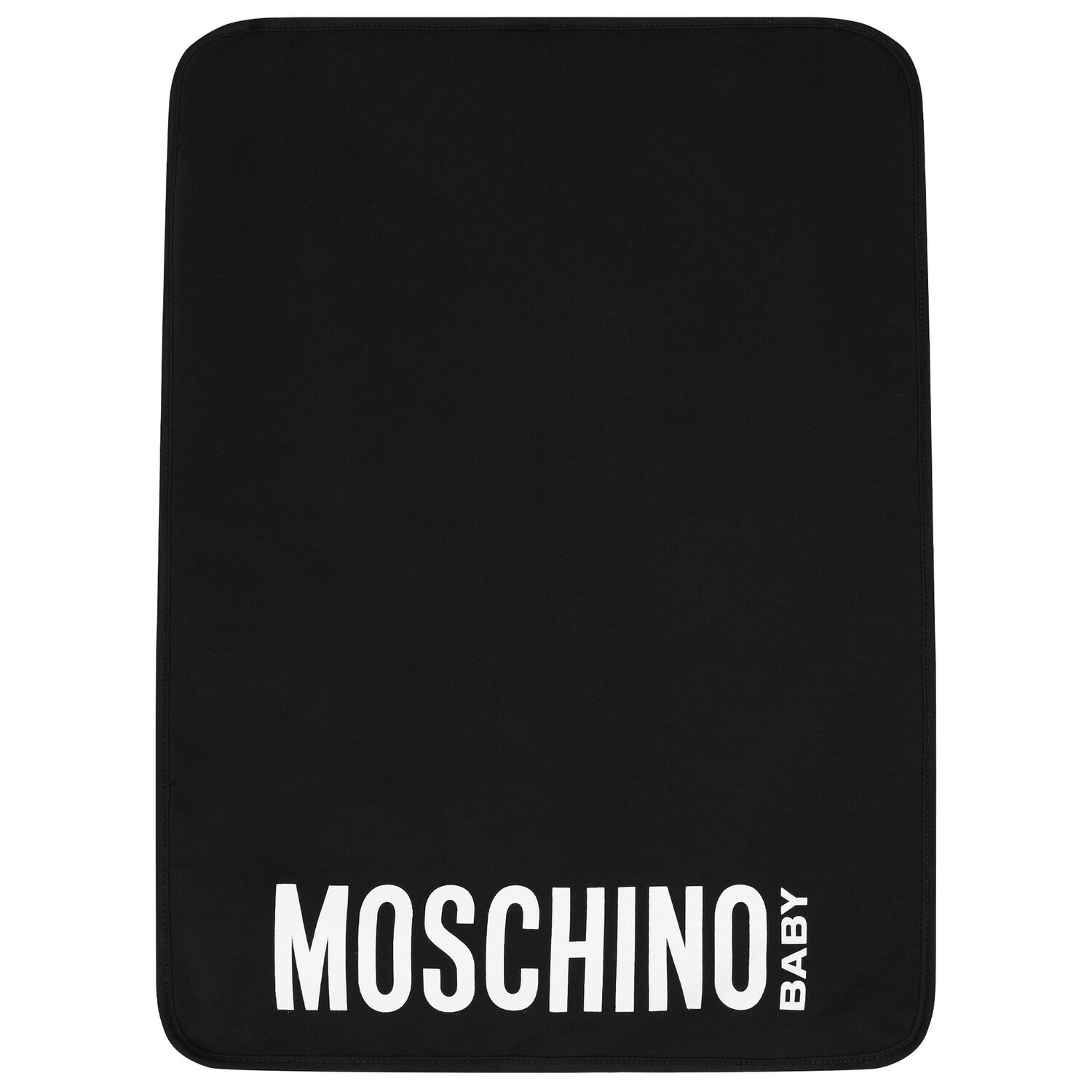 Black Teddy Bear Logo Baby Changing Bag, 2, hi-res