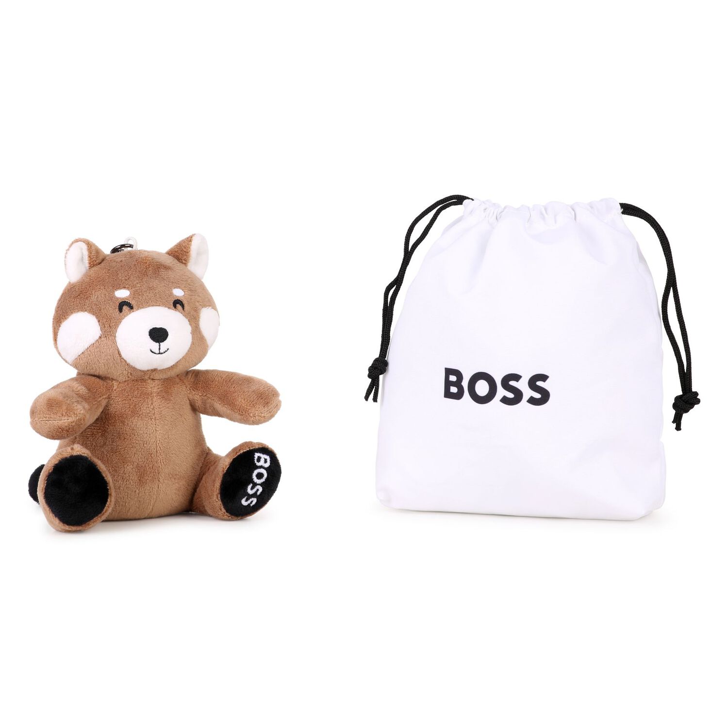 Brown Logo Red Panda Keyring, 1, hi-res