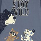 Boys Blue Bear Long Sleeeve Top, 1, hi-res