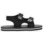 Boys Black Choupette & Karl Sandals, 1, hi-res