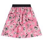 Girls Pink Logo Skirt, 1, hi-res