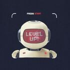 Boys Navy Blue Robot T-Shirt, 2, hi-res