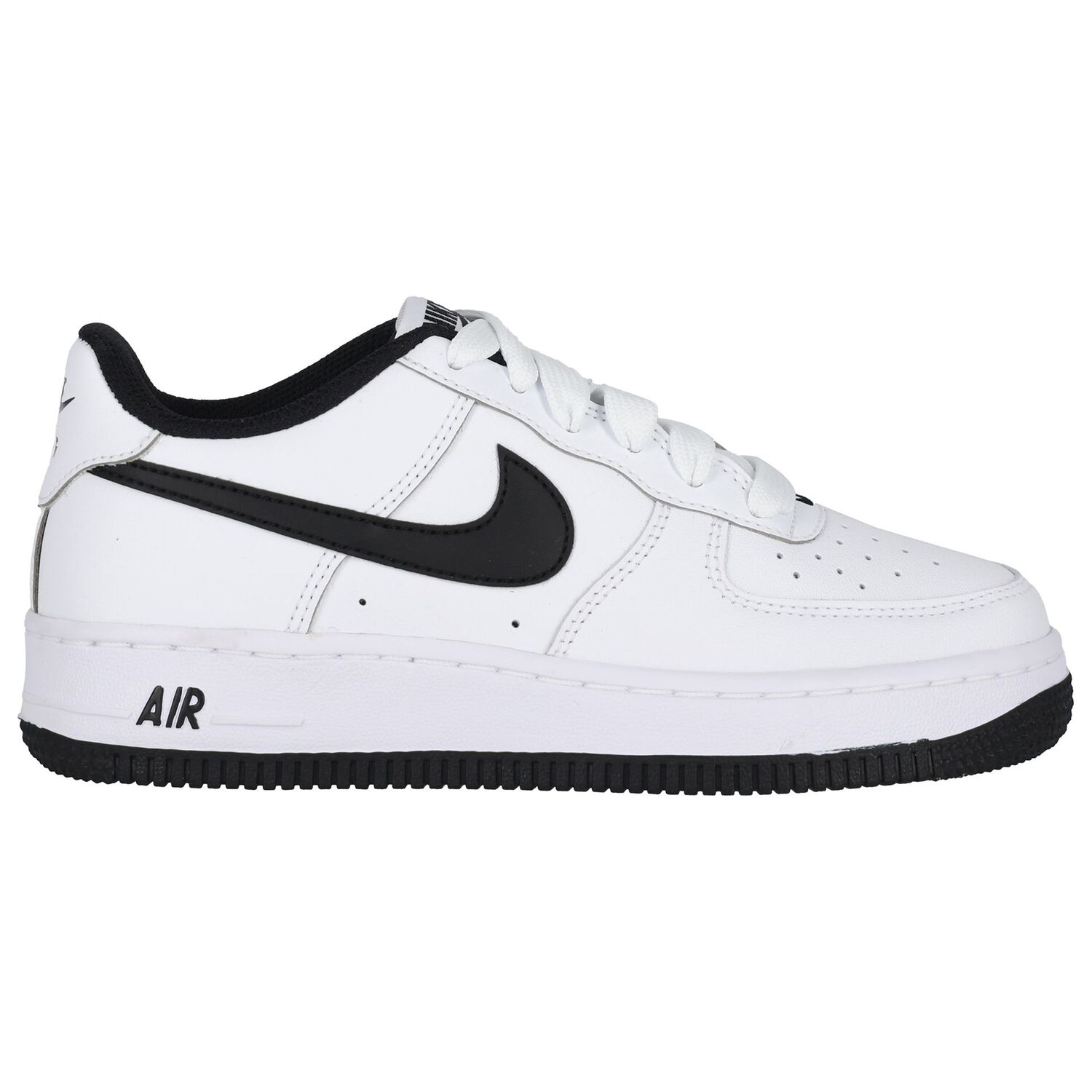 White & Black Air Force 1 Trainers, 1, hi-res