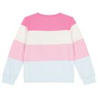 Girls Pink Logo Sweatshirt, 1, hi-res