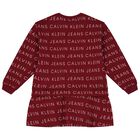 Girls Red Logo Dress, 2, hi-res