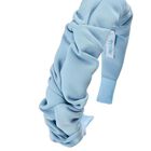 Girls Blue Crepe Headband, 2, hi-res