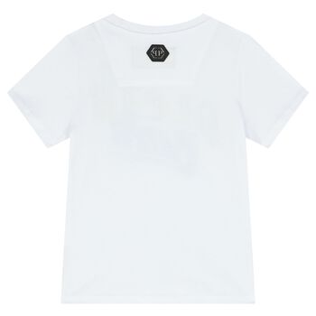 Boys White Logo T-Shirt