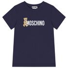 Navy Blue Teddy Bear Logo T-Shirt, 2, hi-res