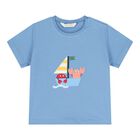 Baby Boys Blue Swim Set , 1, hi-res