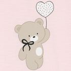 Baby Girls Pink Teddy Bear Romper Set, 1, hi-res