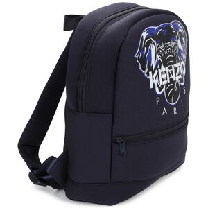 Boys Navy Elephant Logo Backpack