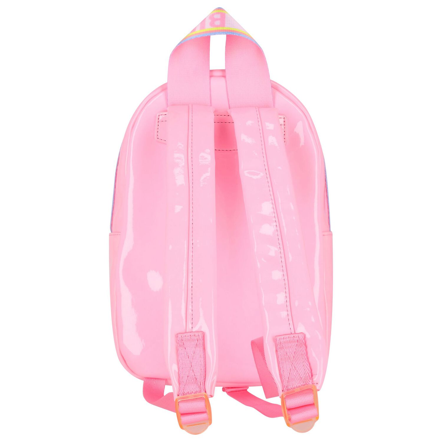 Girls Pink & Orange Sun Backpack, 1, hi-res