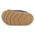Boys Navy Blue & Beige Logo Sandals, 3, hi-res