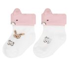 Baby Girls White & Pink Romper Gift Set, 1, hi-res