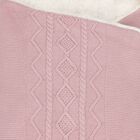 Baby Girls Pink Knitted Nest, 1, hi-res