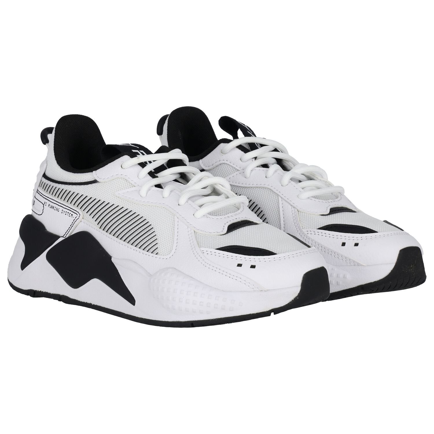 White & Black RS-X Jr Trainers, 1, hi-res
