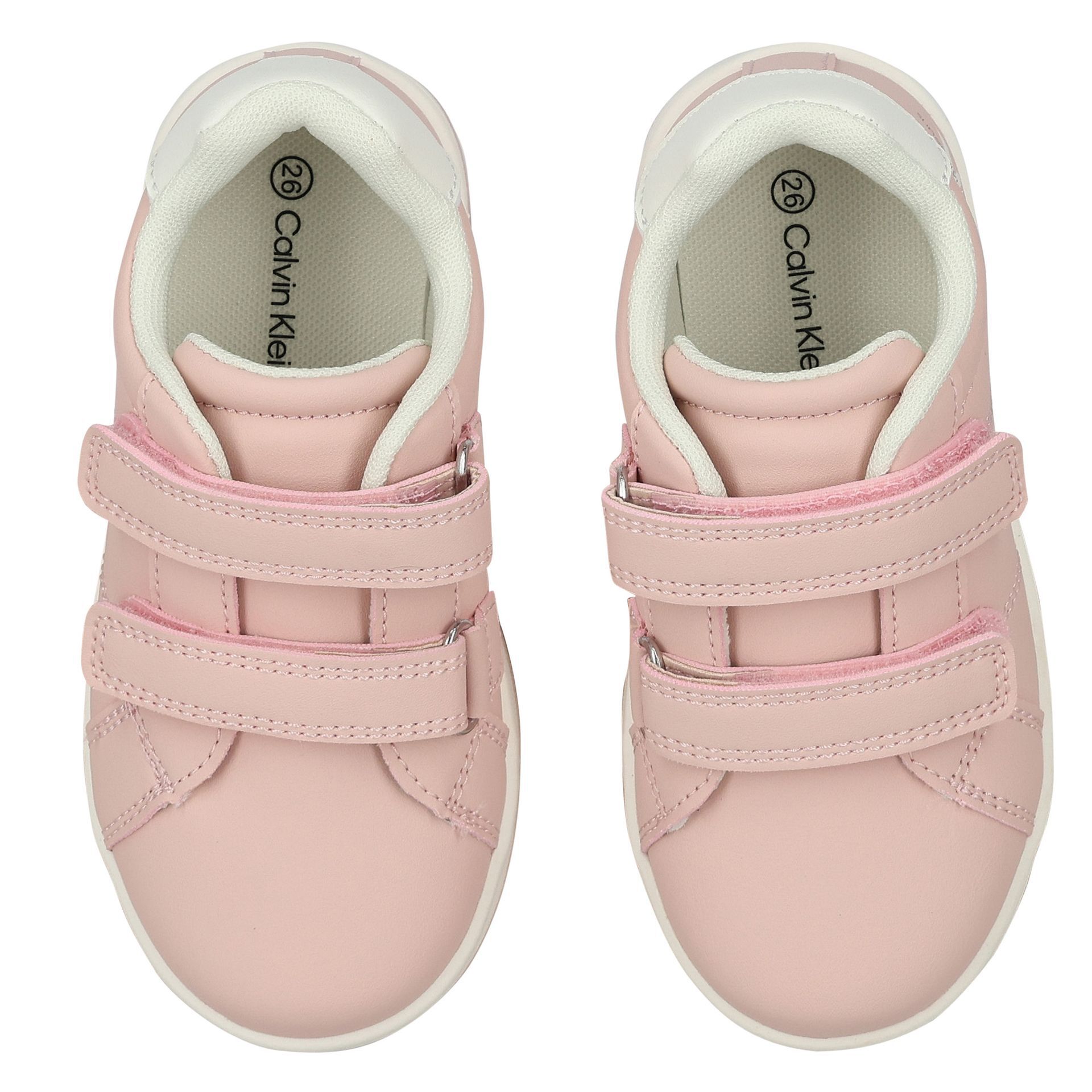 Calvin Klein Girls Pink Logo Trainers | Junior Couture USA