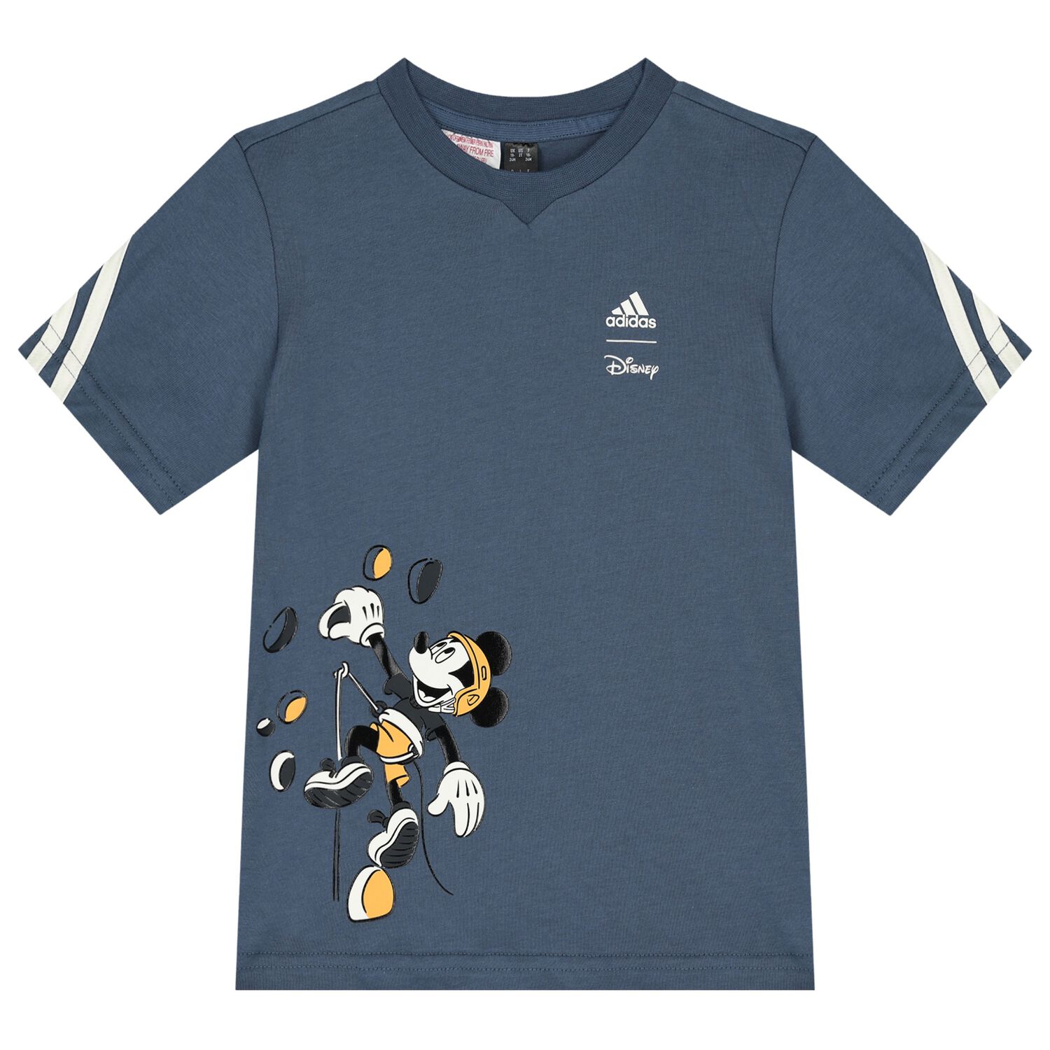 Blue Mickey Mouse Logo T-Shirt, 2, hi-res