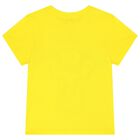 Boys Yellow Elephant Logo T-Shirt, 1, hi-res