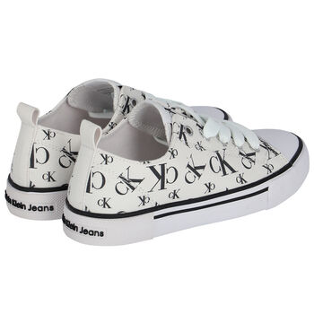 White Logo Trainers