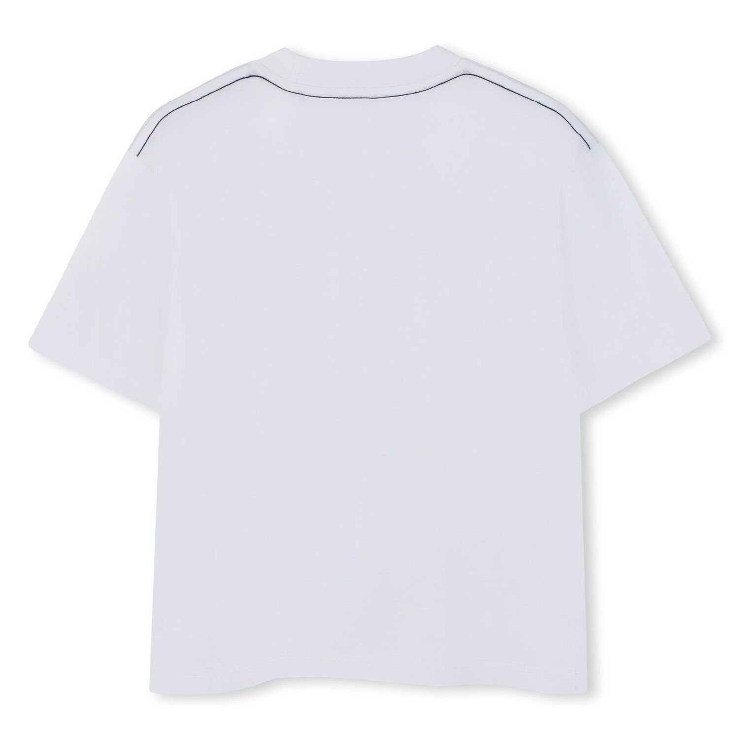 Boys White Logo T-Shirt, 2, hi-res