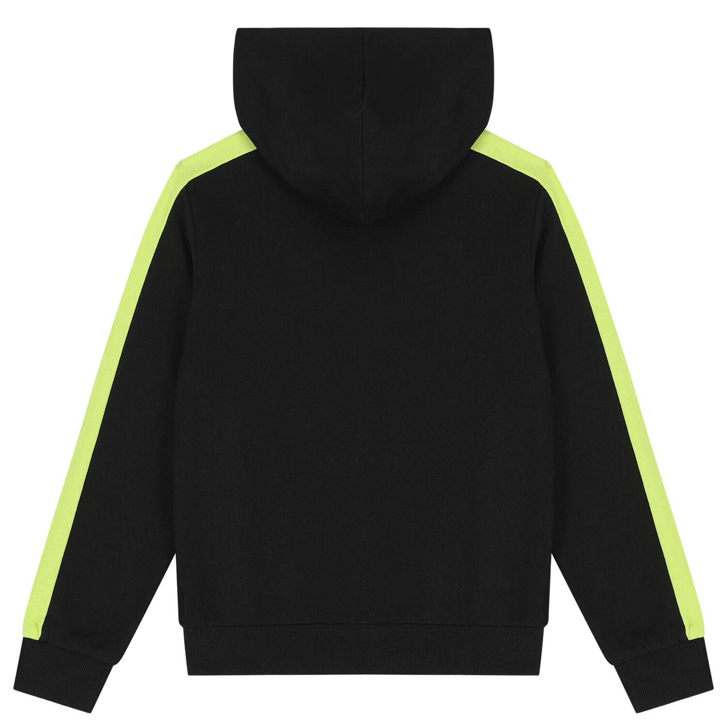 Boys Black Logo Zip Up Top, 1, hi-res