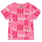 Younger Girls Pink Logo Shorts Set, 1, hi-res