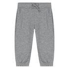 Younger Boys Red, Grey & Beige Puppy Tracksuit Set ( 3 Piece ), 1, hi-res
