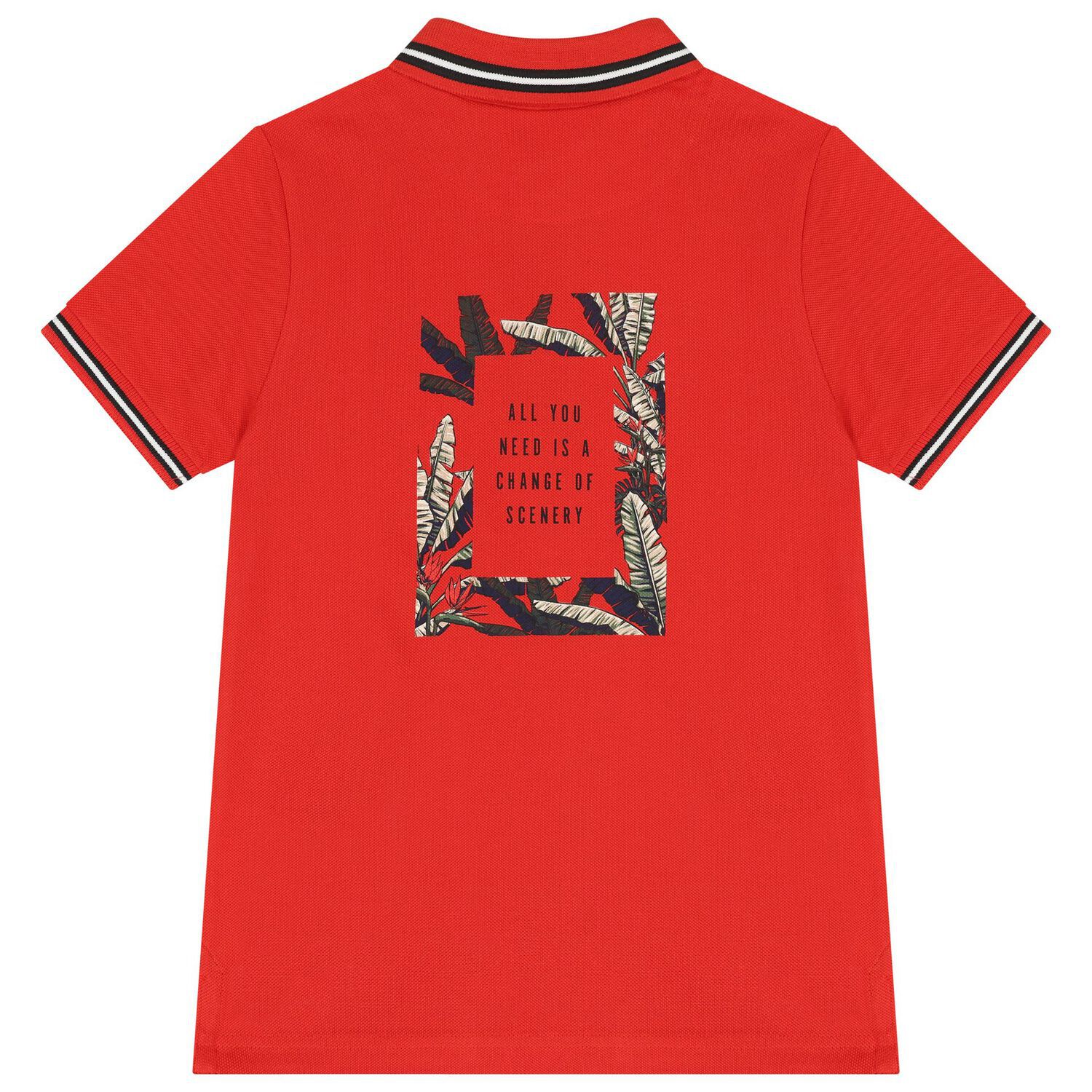 Boys Red Polo Shirt, 1, hi-res image number null