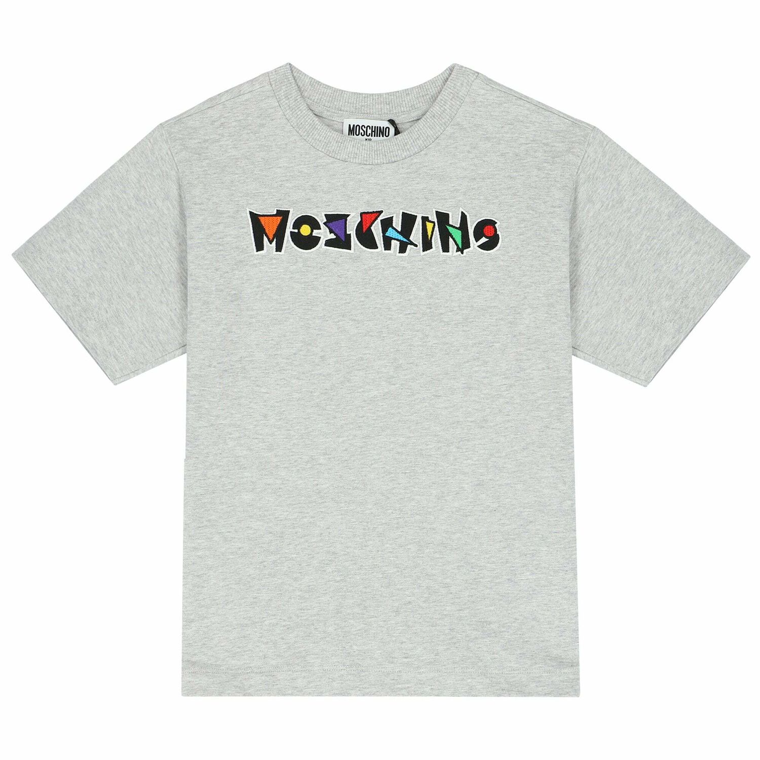 Grey Cotton Logo T-Shirt, 1, hi-res image number null