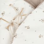 Ivory & Beige Hooded Reversible Baby Nest, 1, hi-res