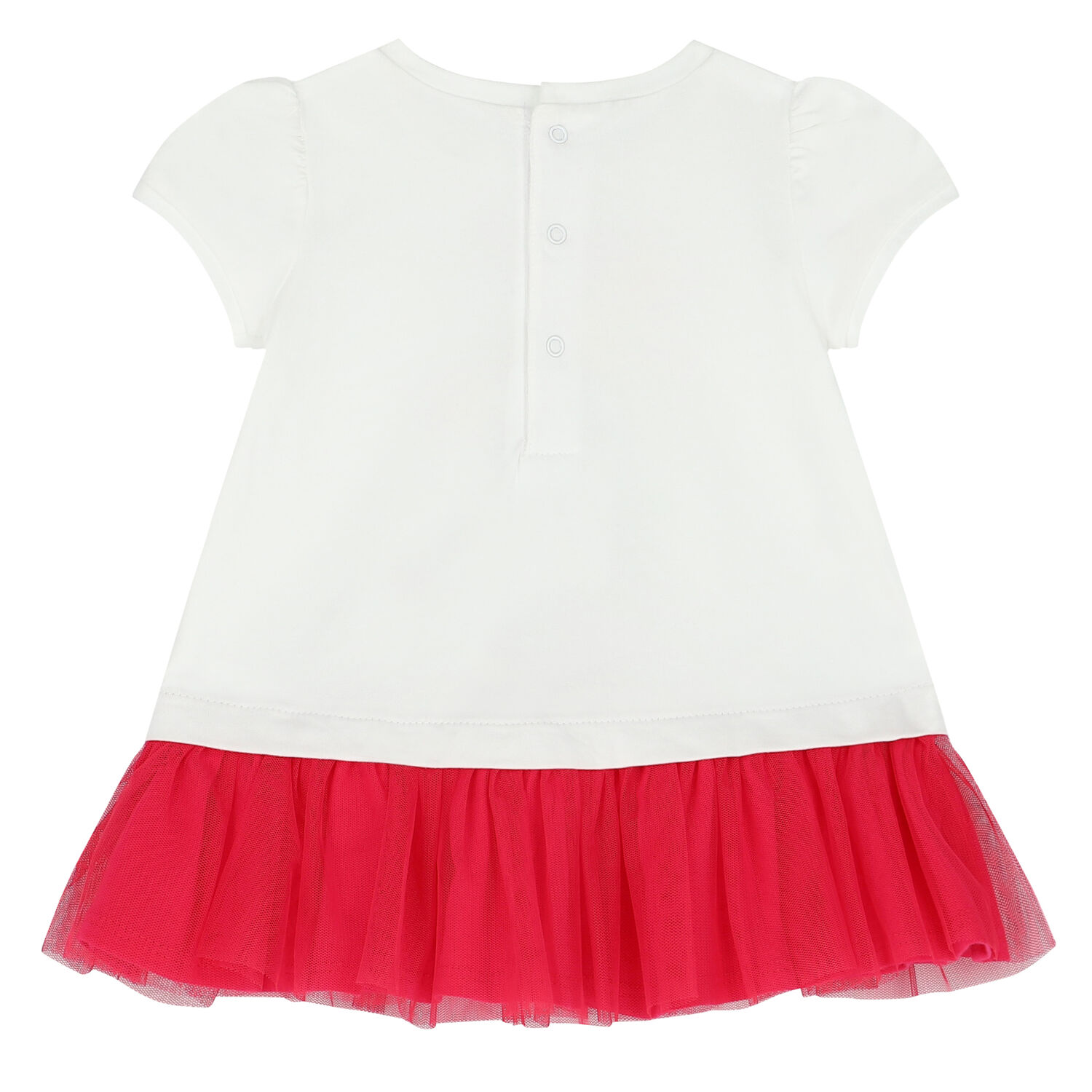 فستان بطبعة الورود باللون الابيض و الزهري , 1, hi-res