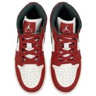 Red, Green & White Air Jordan 1 Mid Trainers, 3, hi-res