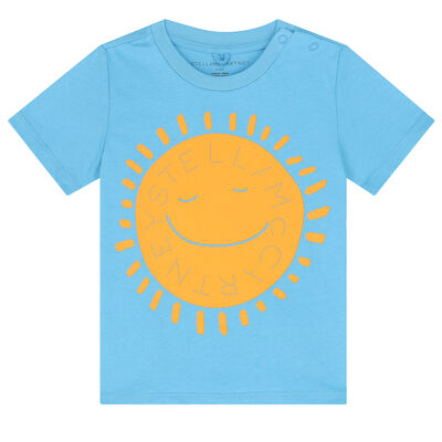 Younger Boys Blue Sunshine Logo T-Shirt