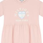 Girls Pink Logo Dress, 1, hi-res