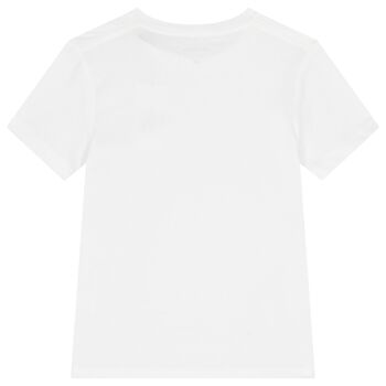 Boys White Logo T-Shirt