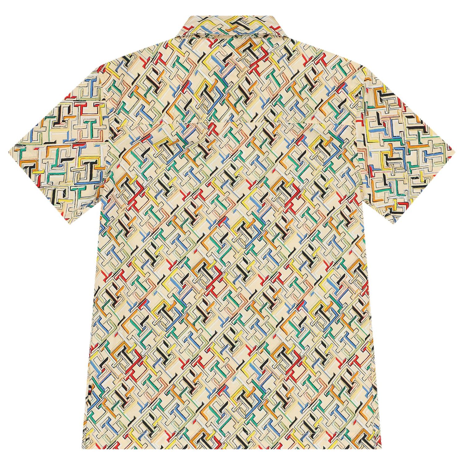 Boys Ivory Logo Shirt, 1, hi-res
