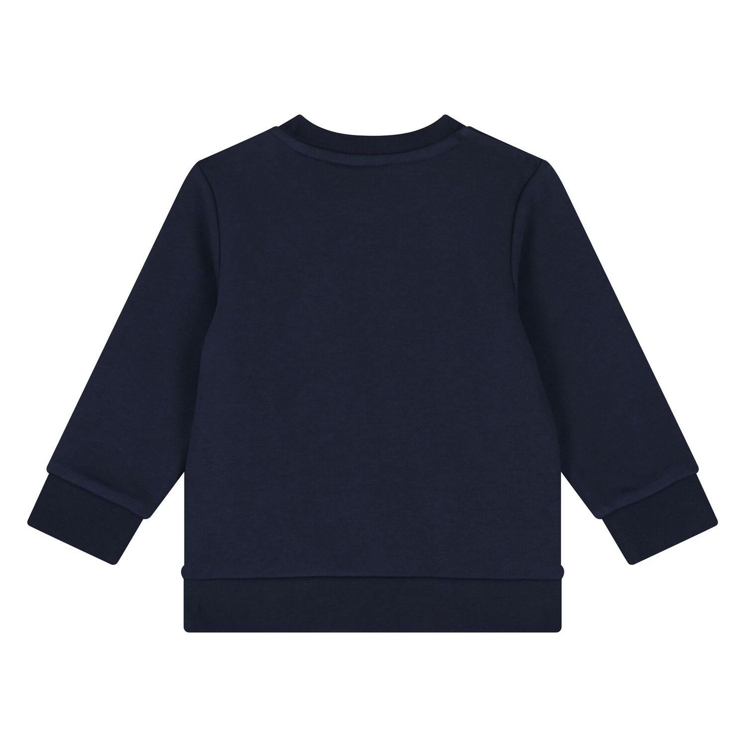 Younger Boys Navy Blue Logo Sweatshirt, 1, hi-res