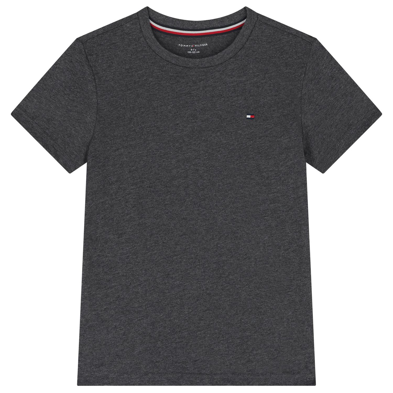 Boys Black & Grey Logo T-Shirts ( 2 Pack ), 7, hi-res