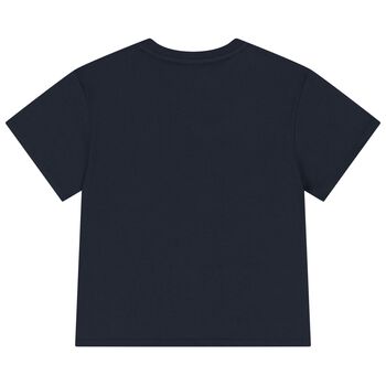 Navy Blue Tiger Logo T-Shirt