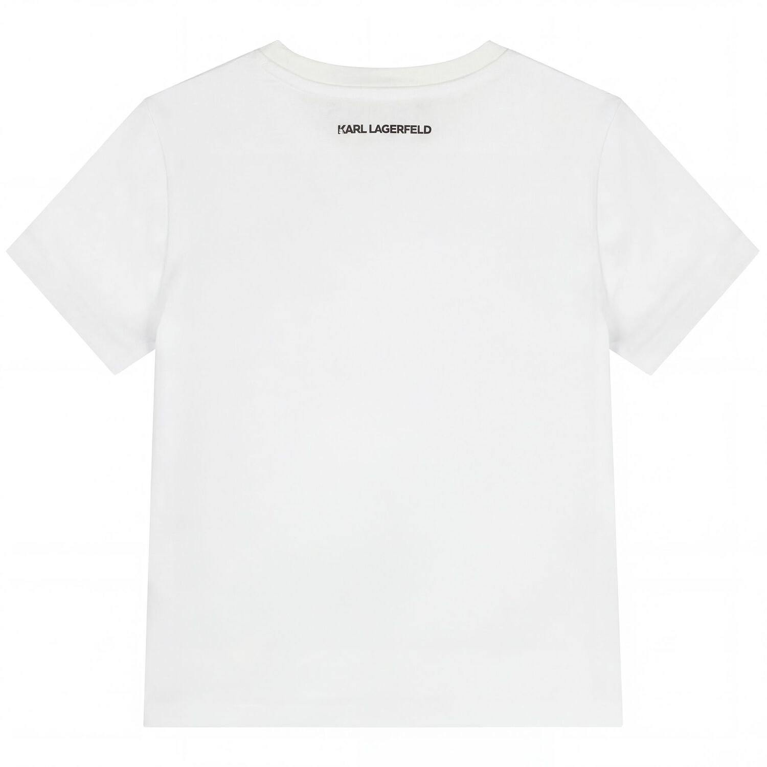 Girls White Ikonik Karl & Choupette T-Shirt, 1, hi-res