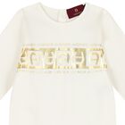 Ivory Logo Babygrow, 1, hi-res