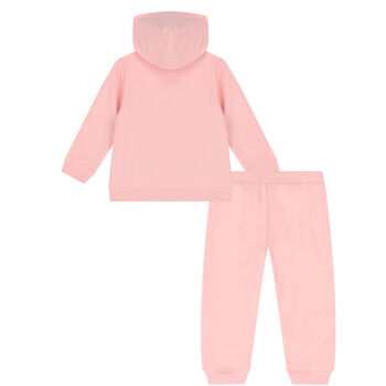 Pink Teddy Bear Logo Tracksuit