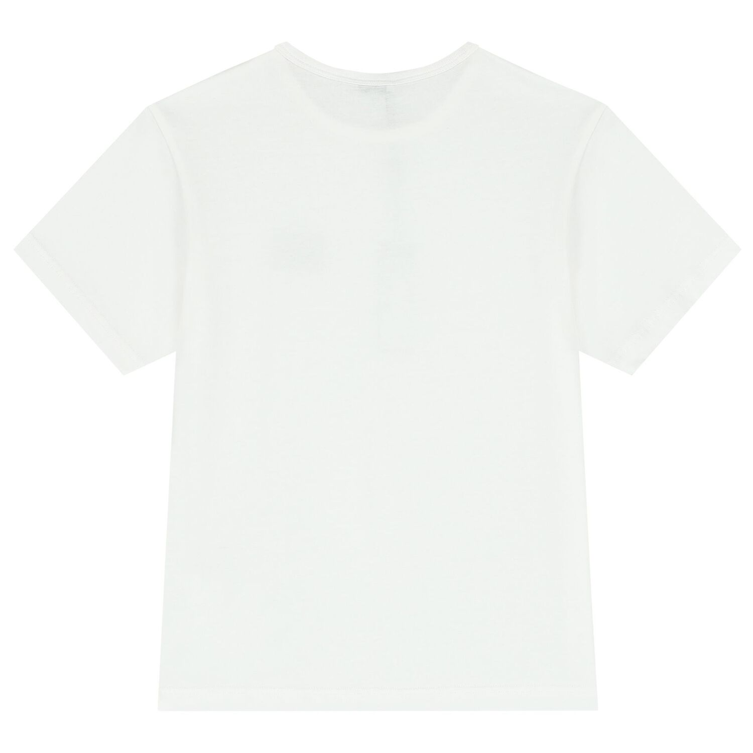 Boys White Logo T-Shirt, 1, hi-res image number null