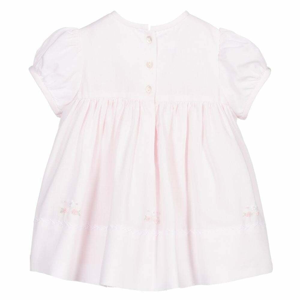 Sarah Louise Baby Girls Pink Smocked 